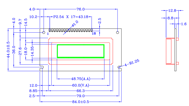 LCD12232