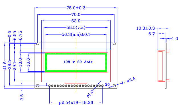 LCD12832