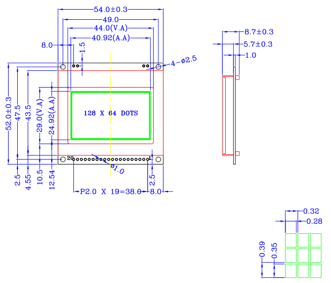 LCD12864K4