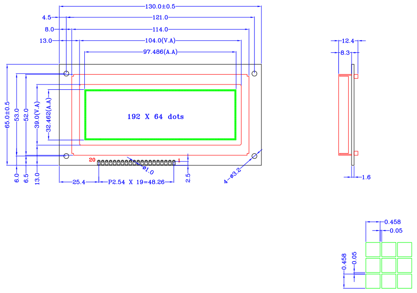 LCD19264B