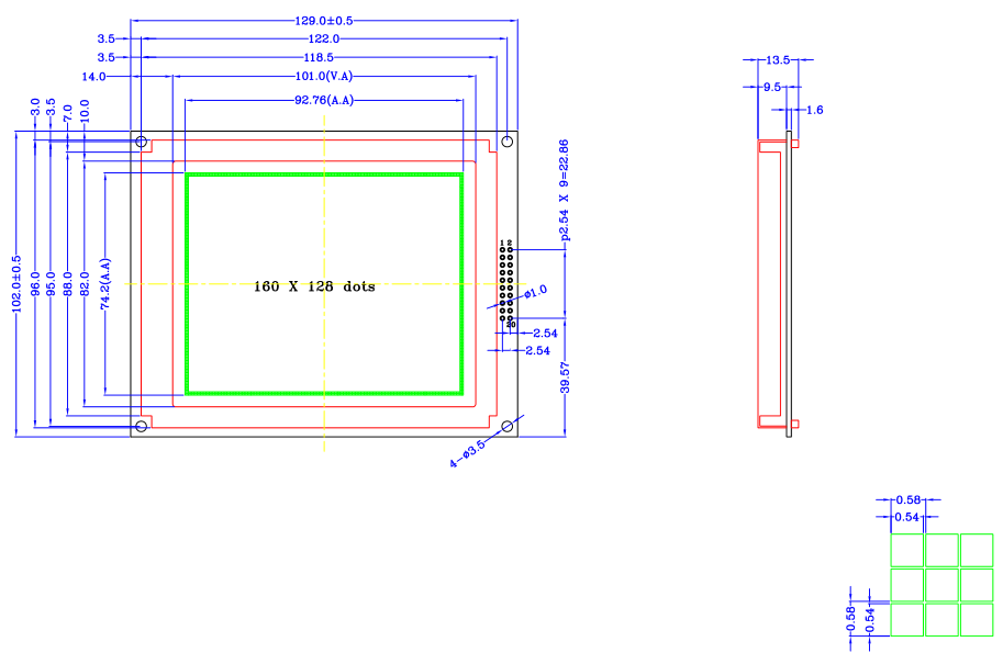 LCD160128A