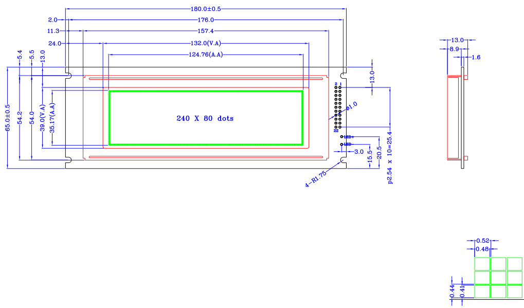 LCD24080A