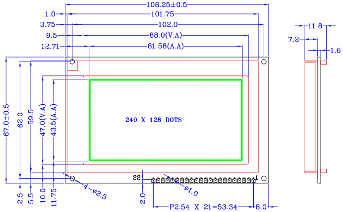 LCD240128E