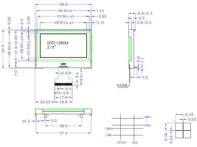 LCD12864K22G