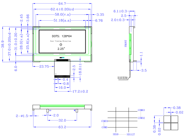 LCD12864K25G