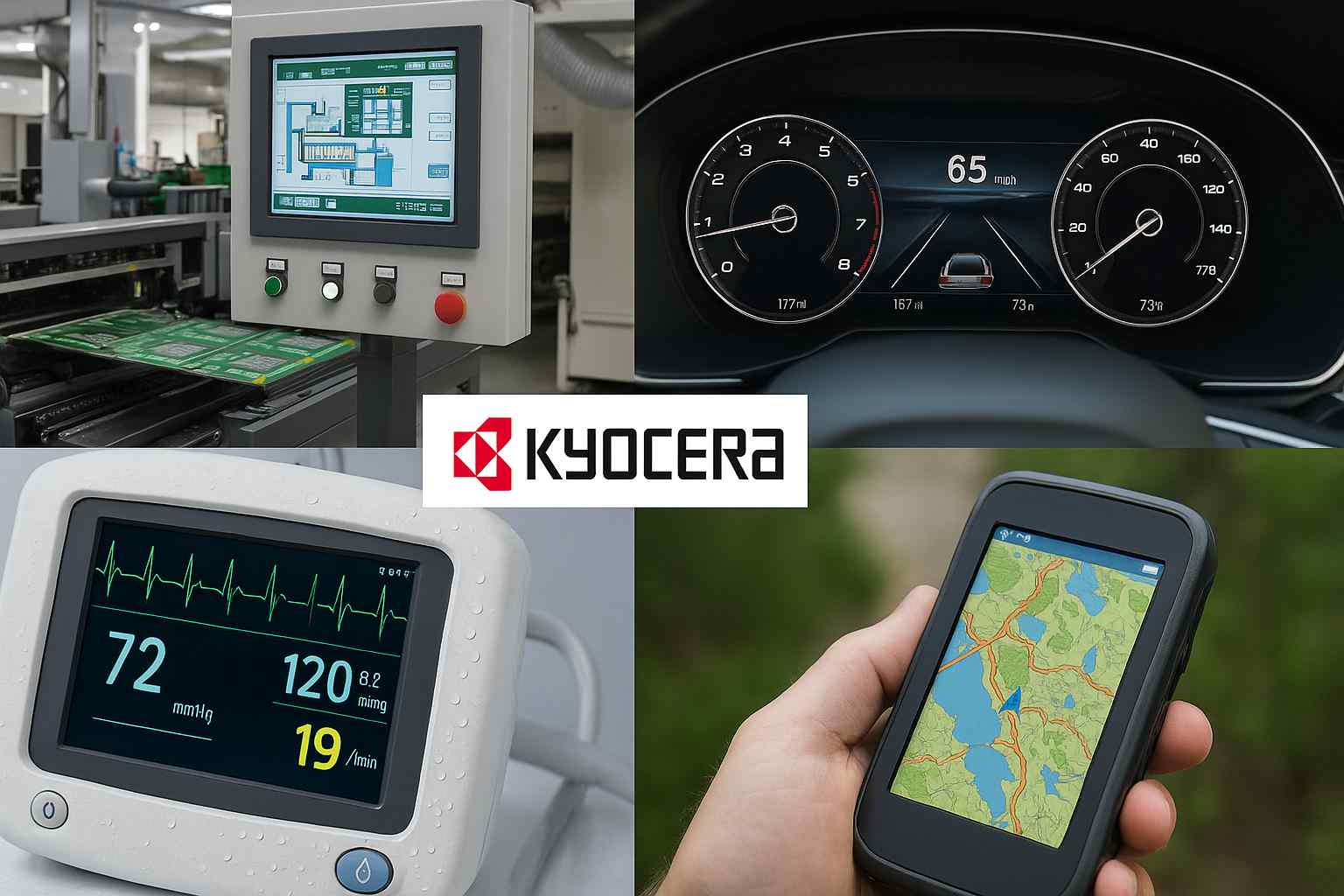 Kyocera京瓷6.5寸高亮液晶屏C0650VG65199-BN-AB液晶模组面板评测 Kyocera京瓷6.5寸高亮液晶屏C0650VG65199-BN-AB液晶模组面板评测