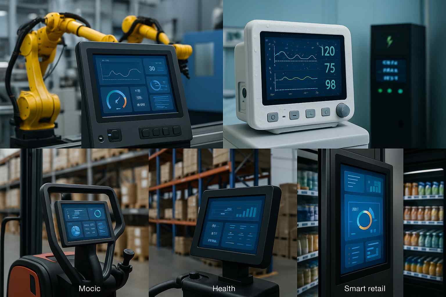 设备工控一体机的液晶屏解决方案_工业宽温液晶屏模组