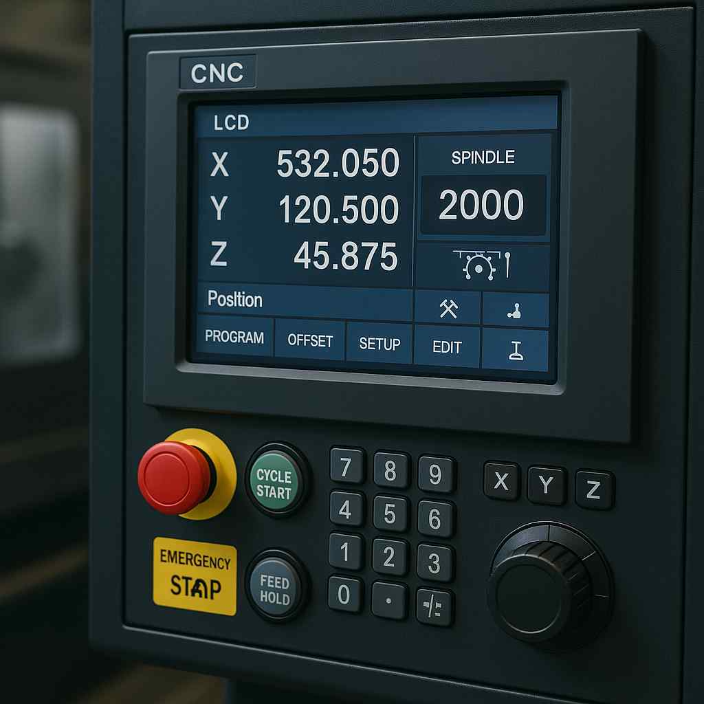 CNC数控机床操作面板-LCD工业液晶触摸屏 cover image