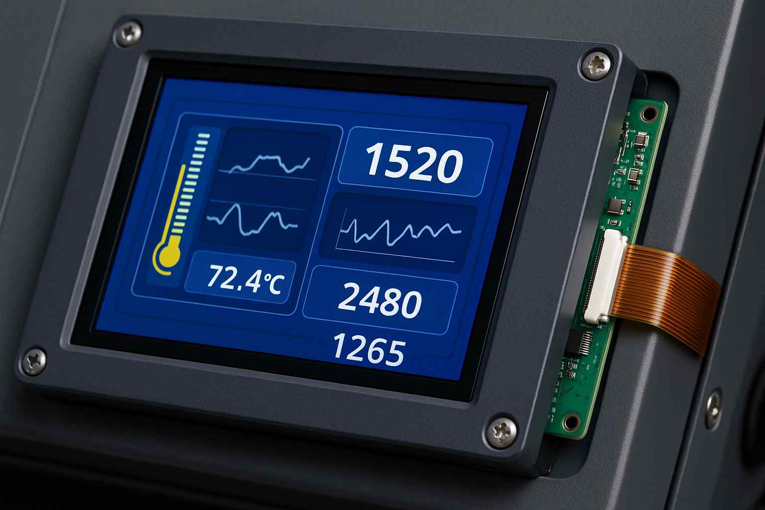 友达6.5寸工控屏auoG065VN01 V2宽温高亮液晶屏模组面板 cover image