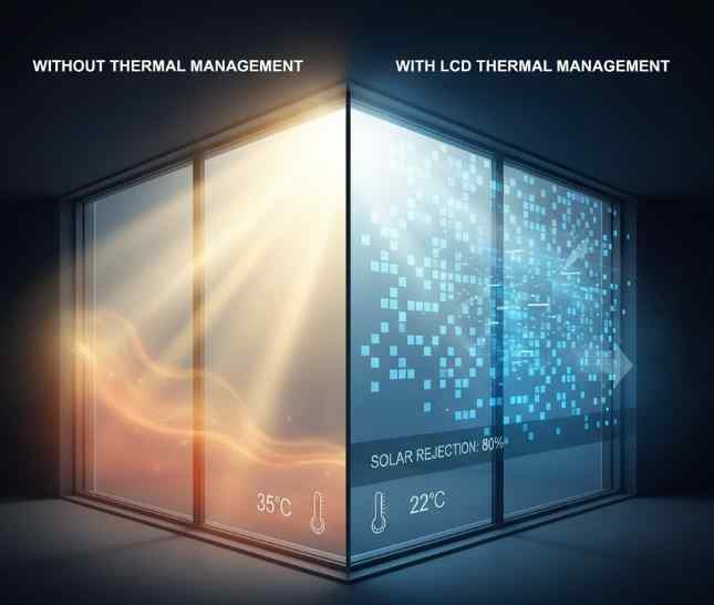 户外广告机/充电桩/工控机户外高亮液晶屏散热方案