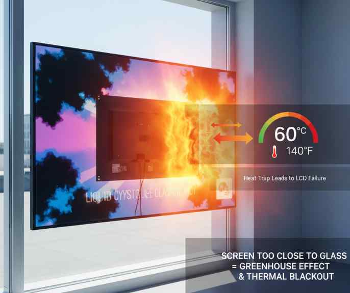 户外广告机/充电桩/工控机户外高亮液晶屏散热方案