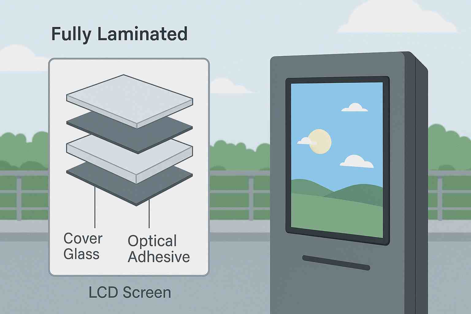 无人驾驶船驾驶台暴晒，IPS全视角TFT LCD液晶屏如何保障不偏色？