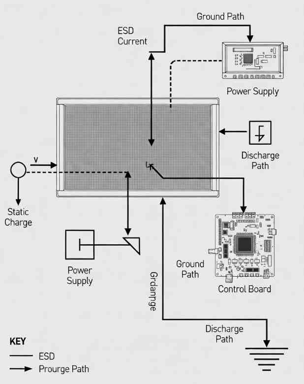 防静电工业LCD液晶屏对静电要求高吗？