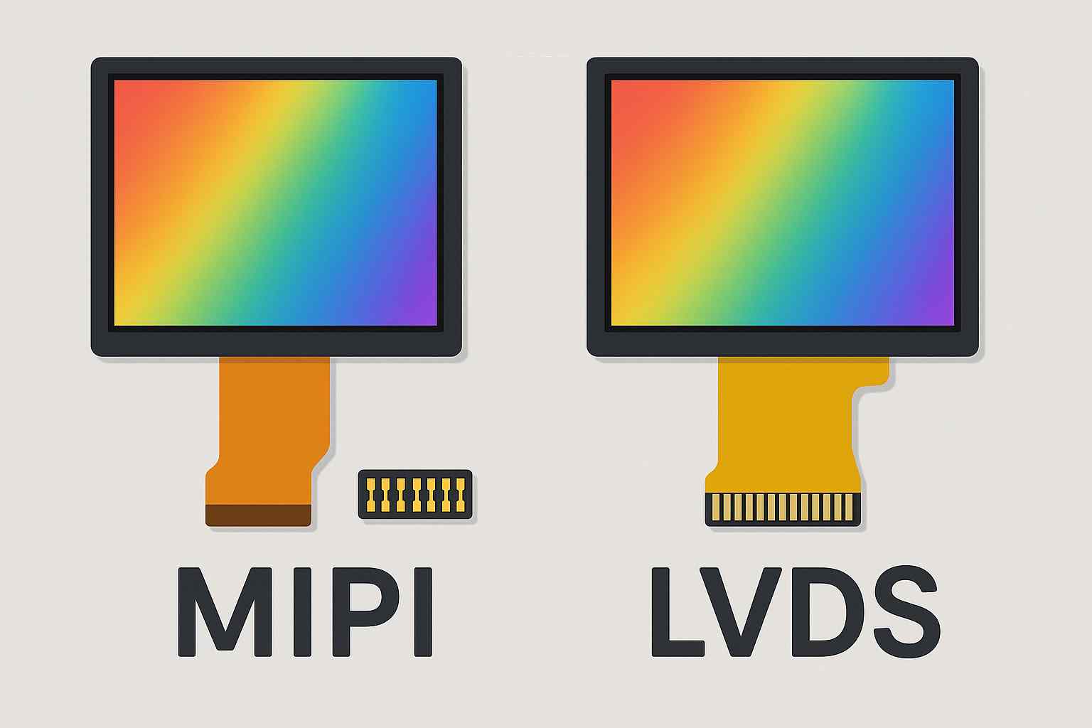 1920×1080TFT-LCD10.1寸工业液晶屏,eDP,LVDS怎么选