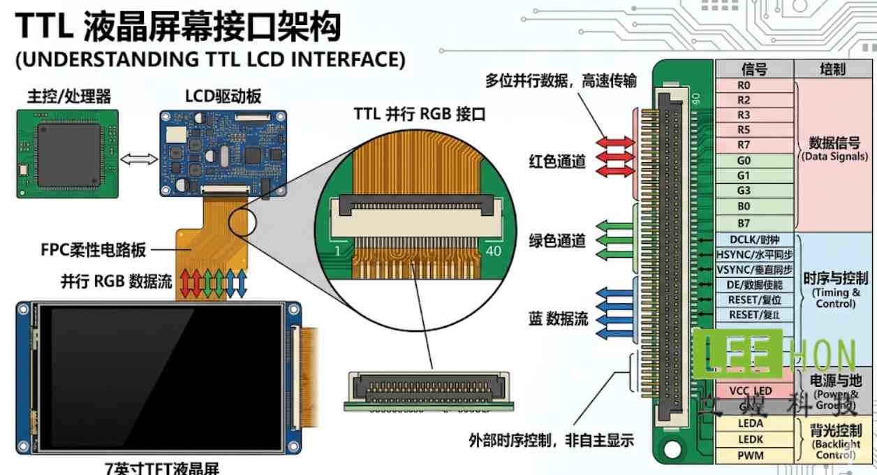 3.5寸液晶屏屏怎么选接口?TTL/RGB/SPI这些接口怎么选? 3.5寸液晶屏屏怎么选接口?TTL/RGB/SPI这些接口怎么选?