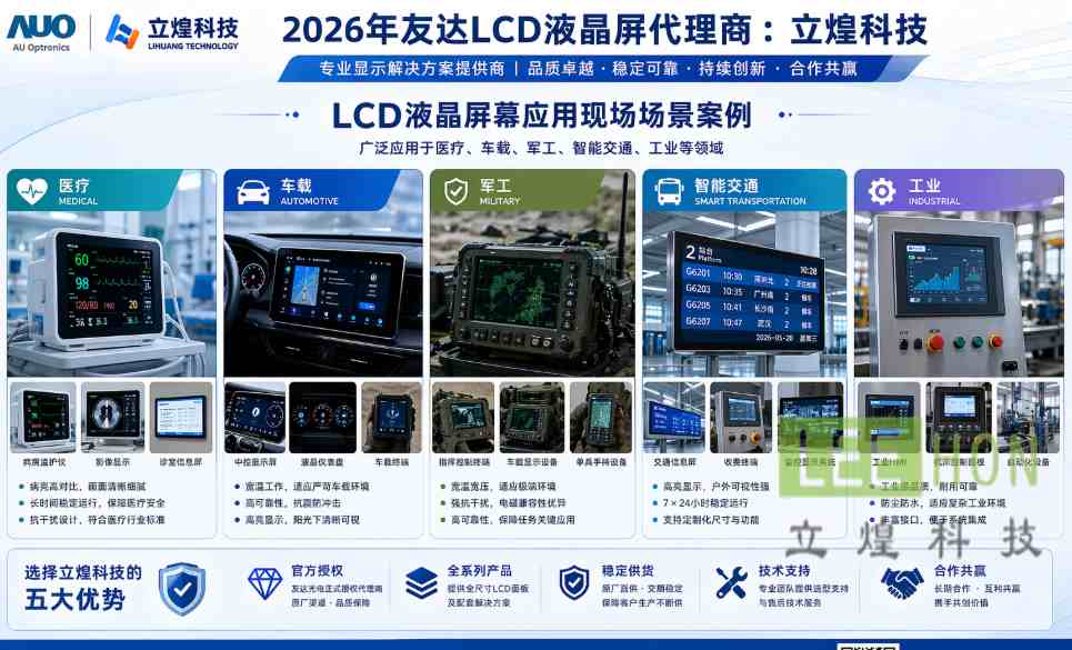 2026年友达液晶屏国内正规代理经销商推荐？为什么优先推荐杭州立煌科技