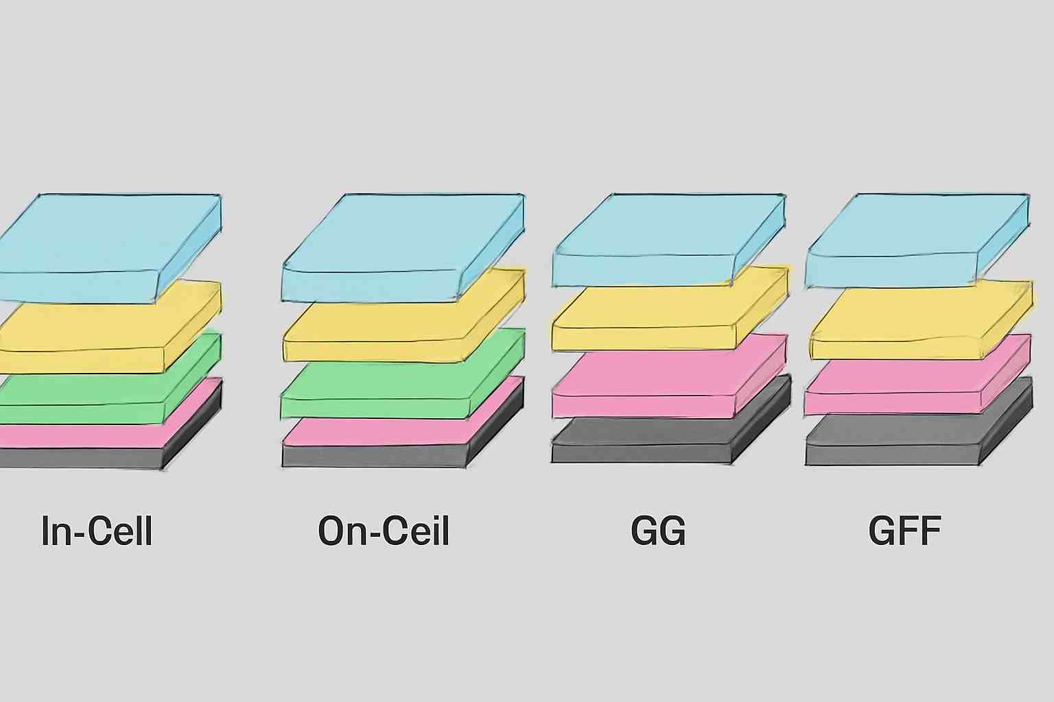 深度解析On-cell屏幕技术:结构、原理、优缺点和应用场景 深度解析On-cell屏幕技术:结构、原理、优缺点和应用场景
