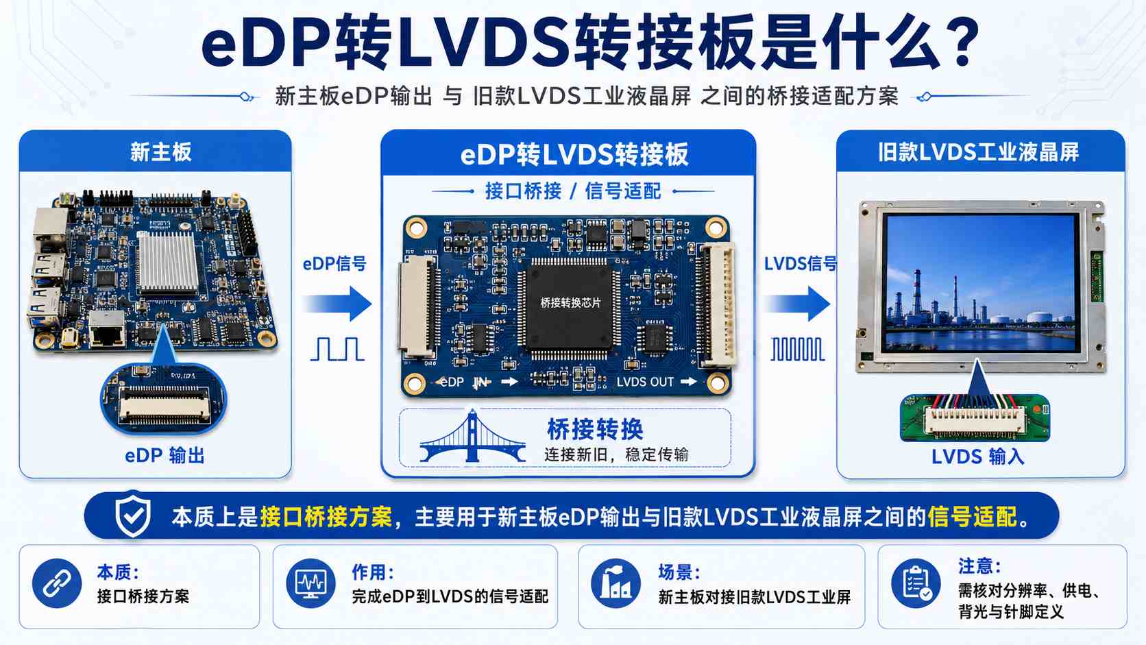 LCD工控液晶屏eDP接口有什么优缺点?工业显示屏选型解析 LCD工控液晶屏eDP接口有什么优缺点?工业显示屏选型解析