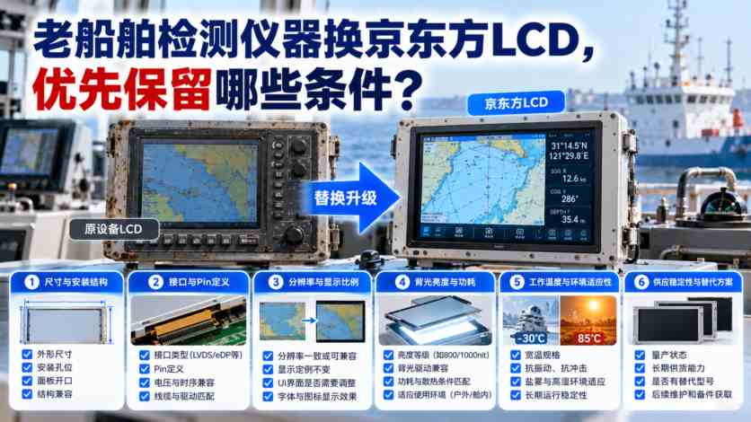 船舶检测仪器配京东方LCD,盐雾环境下显示系统应如何防护? 船舶检测仪器配京东方LCD,盐雾环境下显示系统应如何防护?